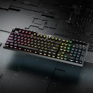 Redragon ADITYA K513 RGB Membrane Gaming Keyboard, Full-Size Layout, Wired USB Connectivity, RGB Backlighting Effects, Responsive Key Design, Gaming Keyboard for Everyday and Competitive Gaming