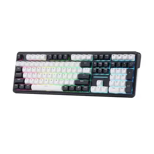 Redragon Antonium Pro K745WB RGB-PRO Tri-Mode RGB Gaming Keyboard, Wired USB-C, Bluetooth, 2.4GHz Wireless Connectivity, Mechanical Gaming Design with Multi-Device Support