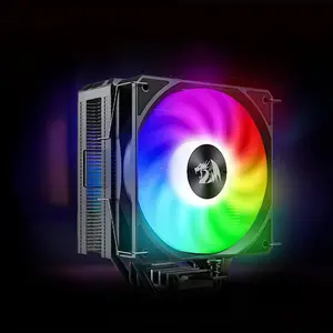 Redragon CC-1013 Digital ARGB CPU Air Cooler, Digital Display Design, Tower Heatsink Cooling System, ARGB Lighting Effects, High-Efficiency Air Cooling Solution for Gaming and Productivity PCs