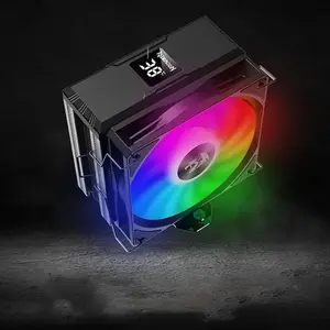 Redragon CC-1013 Digital ARGB CPU Air Cooler, Digital Display Design, Tower Heatsink Cooling System, ARGB Lighting Effects, High-Efficiency Air Cooling Solution for Gaming and Productivity PCs