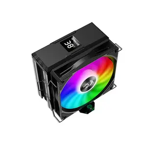 Redragon CC-1013 Digital ARGB CPU Air Cooler, Digital Display Design, Tower Heatsink Cooling System, ARGB Lighting Effects, High-Efficiency Air Cooling Solution for Gaming and Productivity PCs