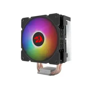 Redragon Effect RGB CC-2000 CPU Air Cooler, Tower Heatsink Cooling System, RGB Lighting Effects, Efficient Air Cooling Performance, CPU Cooler for Gaming and Productivity Systems