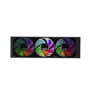 Redragon CCW-1017 ARGB Liquid CPU Cooler, 360mm Radiator Design, Integrated Temperature Display Screen, Triple Fan AIO Cooling System, High-Performance CPU Liquid Cooler