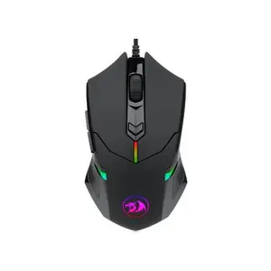 Redragon Centrophorus M601 RGB Gaming Mouse, High-Precision Optical Sensor, Ergonomic Gaming Design, RGB Lighting Effects, Wired USB Connectivity, Precision Performance Gaming Mouse