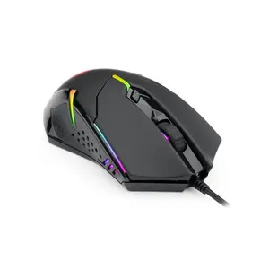 Redragon Centrophorus M601 RGB Gaming Mouse, High-Precision Optical Sensor, Ergonomic Gaming Design, RGB Lighting Effects, Wired USB Connectivity, Precision Performance Gaming Mouse