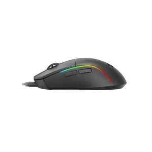 Redragon Deicide M816 RGB BASIC Gaming Mouse, 4000 DPI Optical Sensor, Lightweight Honeycomb Shell Design, RGB Lighting Effects, Wired USB Connectivity, Precision Performance Gaming Mouse