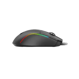 Redragon Deicide M816 RGB BASIC Gaming Mouse, 4000 DPI Optical Sensor, Lightweight Honeycomb Shell Design, RGB Lighting Effects, Wired USB Connectivity, Precision Performance Gaming Mouse