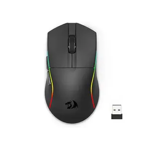 Redragon Deicide M816 PRO RGB Gaming Mouse, 26000 DPI Optical Sensor, Tri-Mode Wireless Connectivity, Ultra-Lightweight Ergonomic Design, RGB Lighting Effects, High-Performance Esports Gaming Mouse