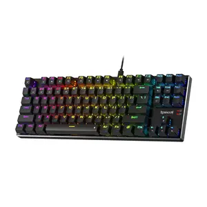 Redragon Dharma TKL K660 RGB Wired Mechanical Gaming Keyboard, Tenkeyless 87-Key Layout, Hot-Swappable Mechanical Switches, Full RGB Backlighting, Anti-Ghosting Design