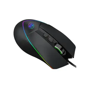 Redragon Emperor M909 RGB Gaming Mouse, 12400 DPI Optical Sensor, Ergonomic Gaming Design, RGB Lighting Effects, Wired USB Connectivity, High-Performance Gaming Mouse