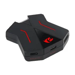 Redragon Eris GA-200 Gaming Adapter Converter, Multi-Platform Gaming Compatibility, PS4 and Xbox Support, Input Conversion Technology, Universal Gaming Controller Adapter Accessory