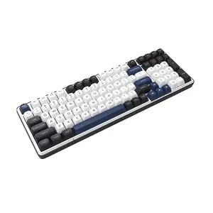 Redragon K744 Faye Pro Wireless Mechanical Gaming Keyboard, 99-Key Compact Layout, Tri-Mode Wireless Connectivity, Hot-Swappable Mechanical Switches, RGB Backlighting Effects, Gaming Keyboard
