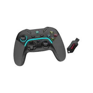Redragon G808 HARROW PRO Wireless Gamepad Controller, 2.4GHz Connectivity, Dual Vibration Feedback, Gaming Controller