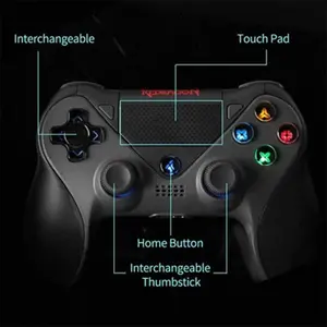 Redragon G809 JUPITER Wireless Gamepad Controller, Bluetooth Connectivity, Dual Vibration Feedback, Gaming Controller