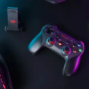 Redragon G812 CERES Wireless Gamepad Controller, Bluetooth 4.2 Wireless Connectivity, Dual-Mode Operation, Mobile Gaming Support, Ergonomic Multi-Platform Gaming Controller for Android and PC