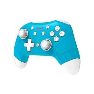 Redragon G815 PLUTO Bluetooth Wireless Gamepad Controller Blue Edition, Bluetooth Wireless Connectivity, Dual Vibration Feedback System, NFC Support for Nintendo Switch, Ergonomic Multi-Platform Gaming Controller