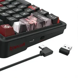 Redragon K719 AK Artemis Pro RGB Mechanical Gaming Keyboard, 3-Mode Wireless Connectivity, 96% Compact Layout, Hot-Swappable Design