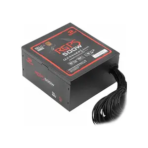 Redragon RGPS GC-PS001 Gaming PC Power Supply, 500W Output Capacity, 80 PLUS Bronze Certified Efficiency, ATX Form Factor, Stable Power Delivery Design, Reliable PSU for Gaming and Productivity Systems