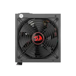 Redragon RGPS GC-PS001 Gaming PC Power Supply, 500W Output Capacity, 80 PLUS Bronze Certified Efficiency, ATX Form Factor, Stable Power Delivery Design, Reliable PSU for Gaming and Productivity Systems