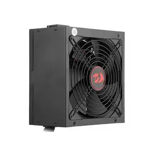 Redragon RGPS GC-PS001 Gaming PC Power Supply, 500W Output Capacity, 80 PLUS Bronze Certified Efficiency, ATX Form Factor, Stable Power Delivery Design, Reliable PSU for Gaming and Productivity Systems