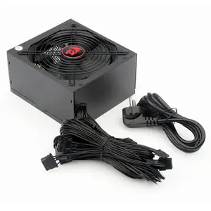 Redragon RGPS GC-PS002 Gaming PC Power Supply, 600W Output Capacity, 80 PLUS Bronze Certified Efficiency, Standard ATX Form Factor, Stable Power Delivery Design, Gaming and Productivity PSU
