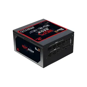 Redragon PS010 Gaming PC Power Supply, 850W Output Capacity, 80 PLUS Gold Certified Efficiency, Fully Modular Cable Design, ATX 3.1 Ready Platform, High-Performance Gaming PSU