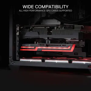 Redragon GCP03 ARGB GPU Support Bracket, Adjustable Graphics Card Holder Design, ARGB Lighting Effects, Anti-Sag GPU Support Solution, Premium PC Modding Accessory