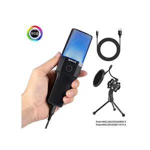 Redragon GM212 ADNE Streaming Microphone, USB Connectivity, Gaming and Content Creation Audio Design, Clear Voice Recording Performance, Plug-and-Play Streaming Microphone