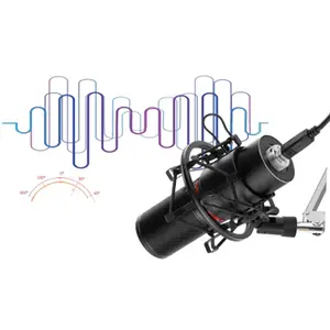 Redragon GM-300 BLAZAR Gaming Stream Microphone, USB Connectivity, Streaming and Recording Audio Design, High-Quality Voice Capture, Plug-and-Play Microphone for Gaming and Content Creation