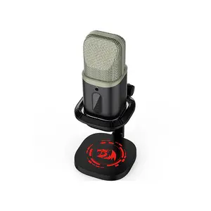 Redragon GM305 ECOWAVE Streaming Microphone, USB Connectivity, Gaming and Content Creation Audio Design, High-Quality Voice Capture, Plug-and-Play Streaming Microphone