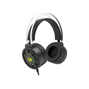 Redragon H314 GRENDEL RGB Lightweight Gaming Headset, 40mm Audio Drivers, USB Connectivity, RGB Lighting Effects, Lightweight Wired Audio Design, Gaming Headphones