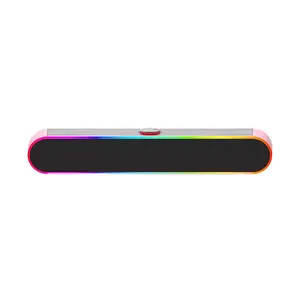 Redragon GS-560 Adiemus Gaming Speakers, 2.0 Channel Stereo Audio System, RGB Lighting Effects, Desktop Speaker System, Gaming and Multimedia Audio Solution