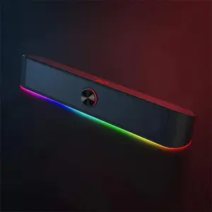 Redragon GS-560 Adiemus Gaming Speakers, 2.0 Channel Stereo Audio System, RGB Lighting Effects, Desktop Speaker System, Gaming and Multimedia Audio Solution
