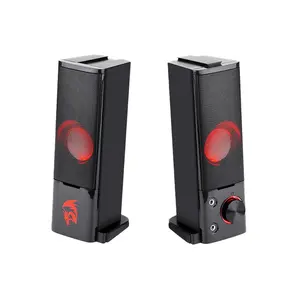 Redragon GS-550 Orpheus Gaming Soundbar Speaker, 2.0 Channel Stereo Audio System, Wired Connectivity, Compact Desktop Soundbar Design, Gaming and Multimedia Speaker Solution