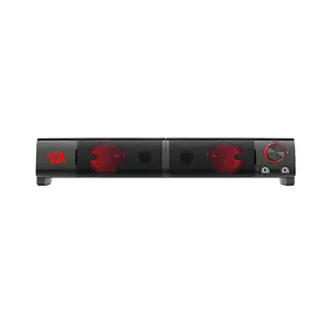 Redragon GS-550 Orpheus Gaming Soundbar Speaker, 2.0 Channel Stereo Audio System, Wired Connectivity, Compact Desktop Soundbar Design, Gaming and Multimedia Speaker Solution