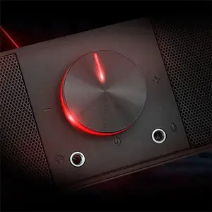 Redragon GS-570 Darknets Gaming Speaker, 2.0 Channel Stereo Audio System, Bluetooth Wireless Connectivity, RGB Lighting Effects, Volume Knob Control, Desktop Gaming Speaker