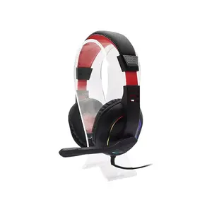 Redragon H120 RGB ARES Wired Gaming Headset, 40mm Audio Drivers, Stereo Sound Performance, RGB Lighting Effects, 3.5mm Audio Connectivity, Gaming Audio Headphones