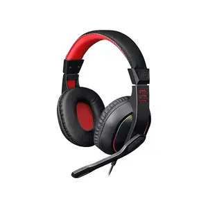 Redragon H120 RGB ARES Wired Gaming Headset, 40mm Audio Drivers, Stereo Sound Performance, RGB Lighting Effects, 3.5mm Audio Connectivity, Gaming Audio Headphones
