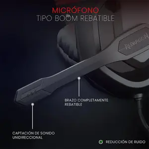 Redragon H120 RGB ARES Wired Gaming Headset, 40mm Audio Drivers, Stereo Sound Performance, RGB Lighting Effects, 3.5mm Audio Connectivity, Gaming Audio Headphones