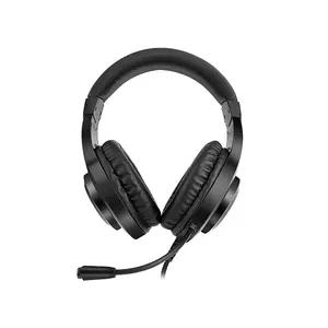 Redragon H260 HYLAS RGB Wired Gaming Headset, 50mm High-Fidelity Audio Drivers, Stereo Sound Performance, RGB Lighting Effects, 3.5mm Audio Connectivity, Comfortable Gaming Audio Headphones