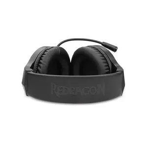 Redragon H260 HYLAS RGB Wired Gaming Headset, 50mm High-Fidelity Audio Drivers, Stereo Sound Performance, RGB Lighting Effects, 3.5mm Audio Connectivity, Comfortable Gaming Audio Headphones