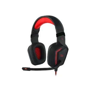 Redragon H310 MUSES Wired Gaming Headset, Virtual 7.1 Surround Sound, 50mm High-Fidelity Audio Drivers, USB Connectivity, Noise-Canceling Microphone, Lightweight Over-Ear Gaming Headset for PC and Gaming Platforms