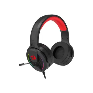 Redragon H315 REBELLION RGB Wired Gaming Headset, 40mm Audio Drivers, USB Connectivity, RGB Lighting Effects, Lightweight Gaming Audio Design, Wired Gaming Headphones