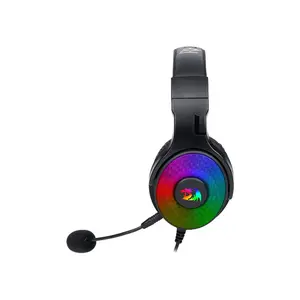 Redragon H350 PANDORA 2 RGB Gaming Headset, 50mm High-Fidelity Audio Drivers, Stereo Surround Sound Performance, RGB Lighting Effects, Wired Gaming Audio Headphones with Noise-Reducing Microphone