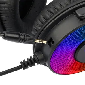 Redragon H350 PANDORA 2 RGB Gaming Headset, 50mm High-Fidelity Audio Drivers, Stereo Surround Sound Performance, RGB Lighting Effects, Wired Gaming Audio Headphones with Noise-Reducing Microphone