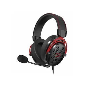 Redragon H386 DIOMEDES 7.1 Surround Gaming Headset, 53mm High-Fidelity Audio Drivers, 7.1 Virtual Surround Sound, Detachable Noise-Reducing Microphone, Immersive Gaming Audio Headphones