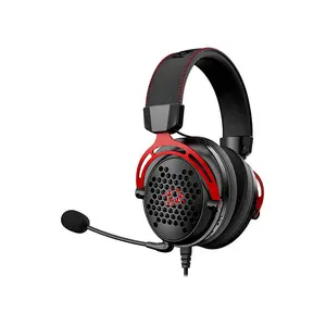 Redragon H386 DIOMEDES 7.1 Surround Gaming Headset, 53mm High-Fidelity Audio Drivers, 7.1 Virtual Surround Sound, Detachable Noise-Reducing Microphone, Immersive Gaming Audio Headphones