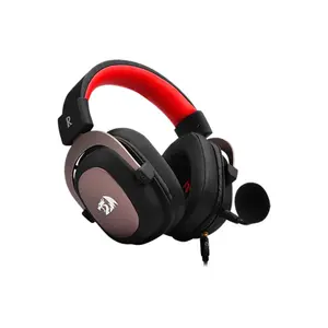 Redragon H510-1 ZEUS 2 7.1 Surround Wired Gaming Headset, 53mm High-Fidelity Audio Drivers, 7.1 Virtual Surround Sound, Detachable Noise-Reducing Microphone, Premium Wired Gaming Headphones