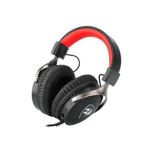 Redragon H520 ICON 7.1 Surround Wired Gaming Headset, 50mm High-Fidelity Audio Drivers, 7.1 Virtual Surround Sound, Detachable Noise-Reducing Microphone, USB Wired Gaming Headphones