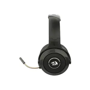 Redragon H818 PELOPS Wireless Gaming Headset, 7.1 Virtual Surround Sound, 40mm Audio Drivers, Wireless Gaming Audio Design, Immersive Sound Performance with Integrated Microphone